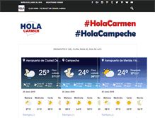 Tablet Screenshot of holacarmen.net